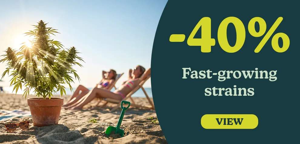 -40% Fast-growing strains