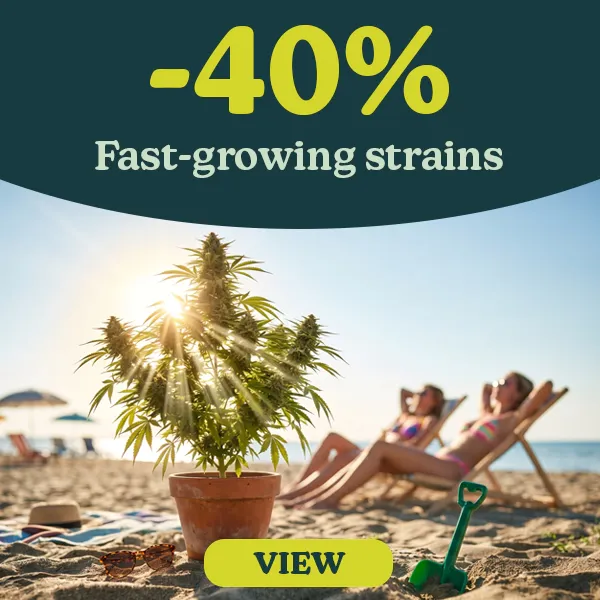 -40% Fast-growing strains